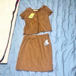 New two piece skirt set